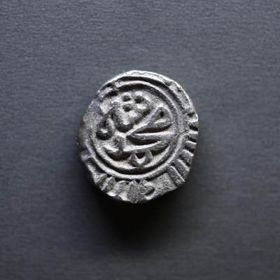 【良泉】4月16日【西方古代打制币】拍卖108件 - 公元1296-1316年【德里苏丹】阿拉乌德丁·卡尔吉“三体文”吉塔尔，3.27克