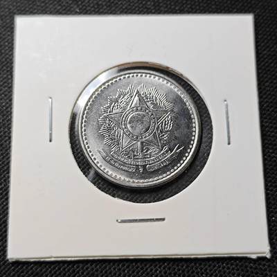 KK钱币收藏小铺  第415期 2月预留时间 周末发货 1986巴西5分 