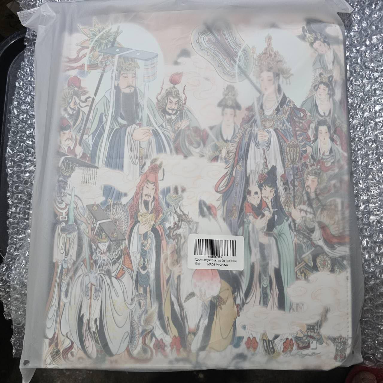 龙虎卡牌-八一场（满200元包邮，无佣金，每周六结拍，欢迎送拍） 【卡册】焱卡文化 彫仙列仙卷主题九宫拉链卡册 (无卡页)