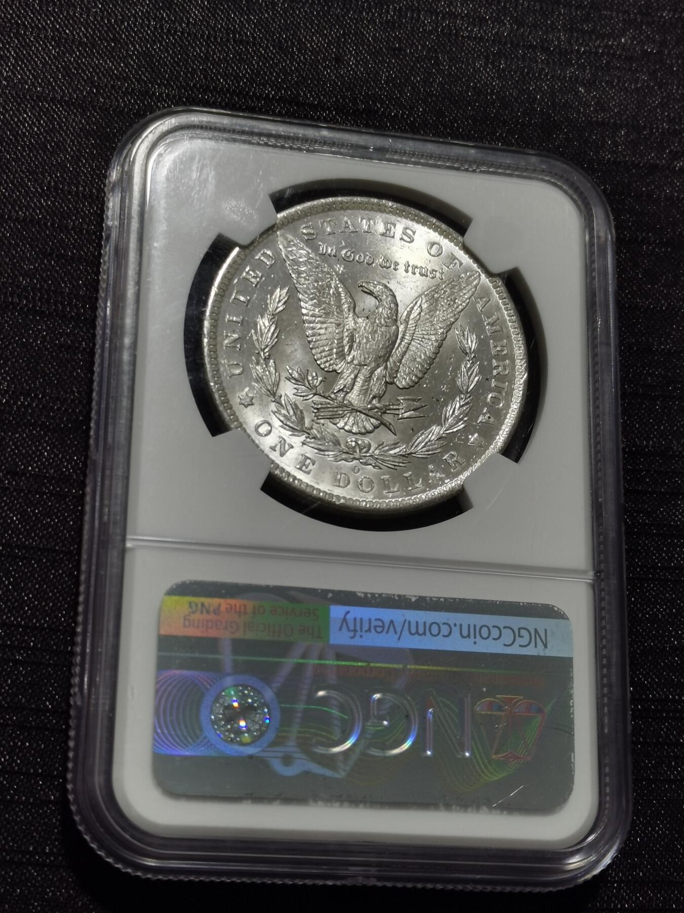 天下钱庄专场欢迎参拍 NGC MS62 1884美国摩根一美元银币