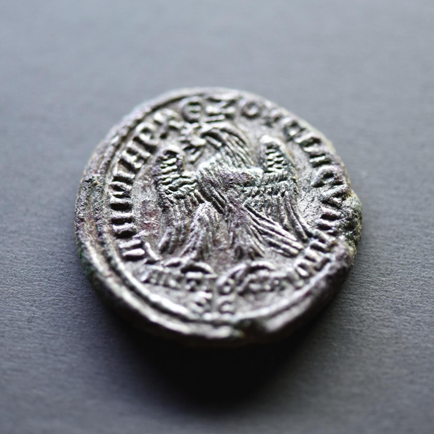 【良泉】4月16日【西方古代打制币】拍卖108件 公元248-249年【古罗马】叙利亚行省，菲利普二世，面左版，四德拉克马，12.54克