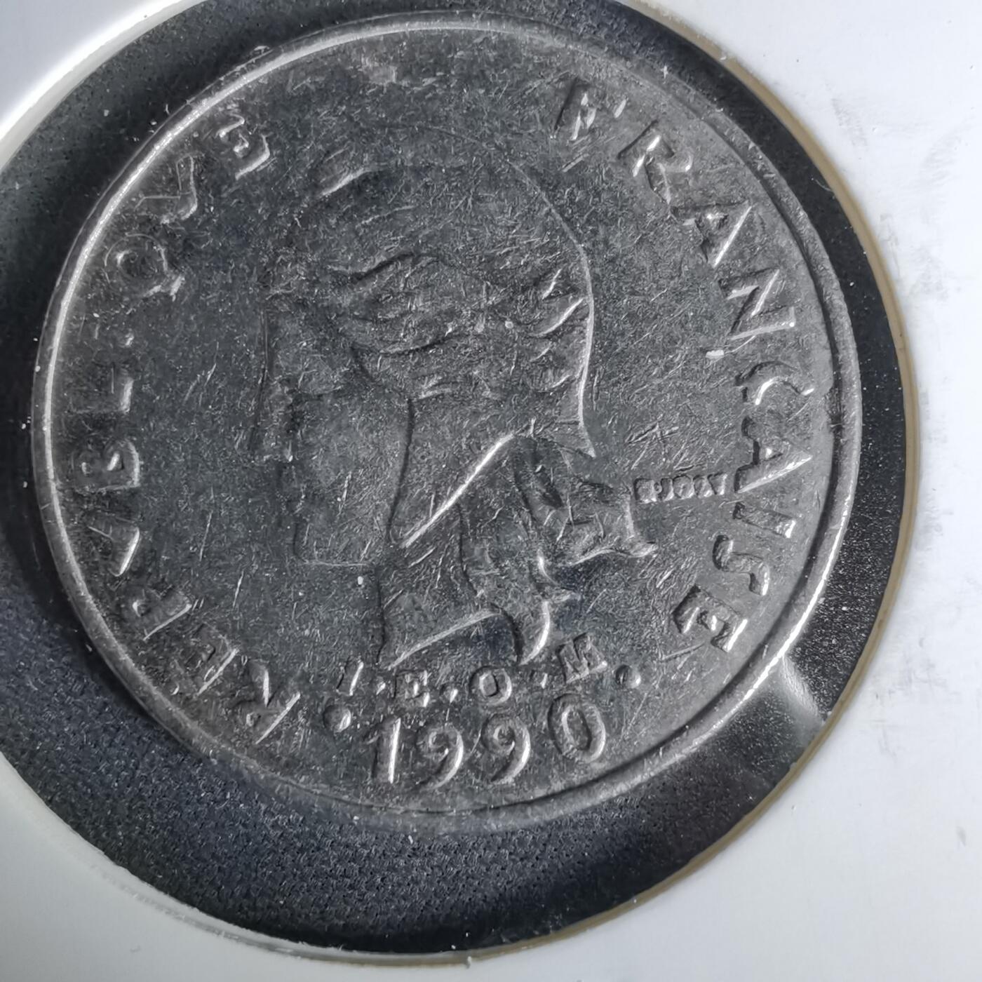 沼泽如烟--第1041场 法属新喀里多尼亚1990年20法郎