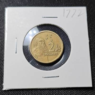 KK钱币收藏小铺  第417期 2月预留时间 周末发货 1988澳大利亚土著人2元 