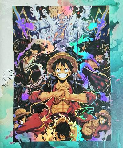 龙虎卡牌-八一场（满200元包邮，无佣金，每周六结拍，欢迎送拍） - 彩闪9拼 海贼王 路飞1-7档