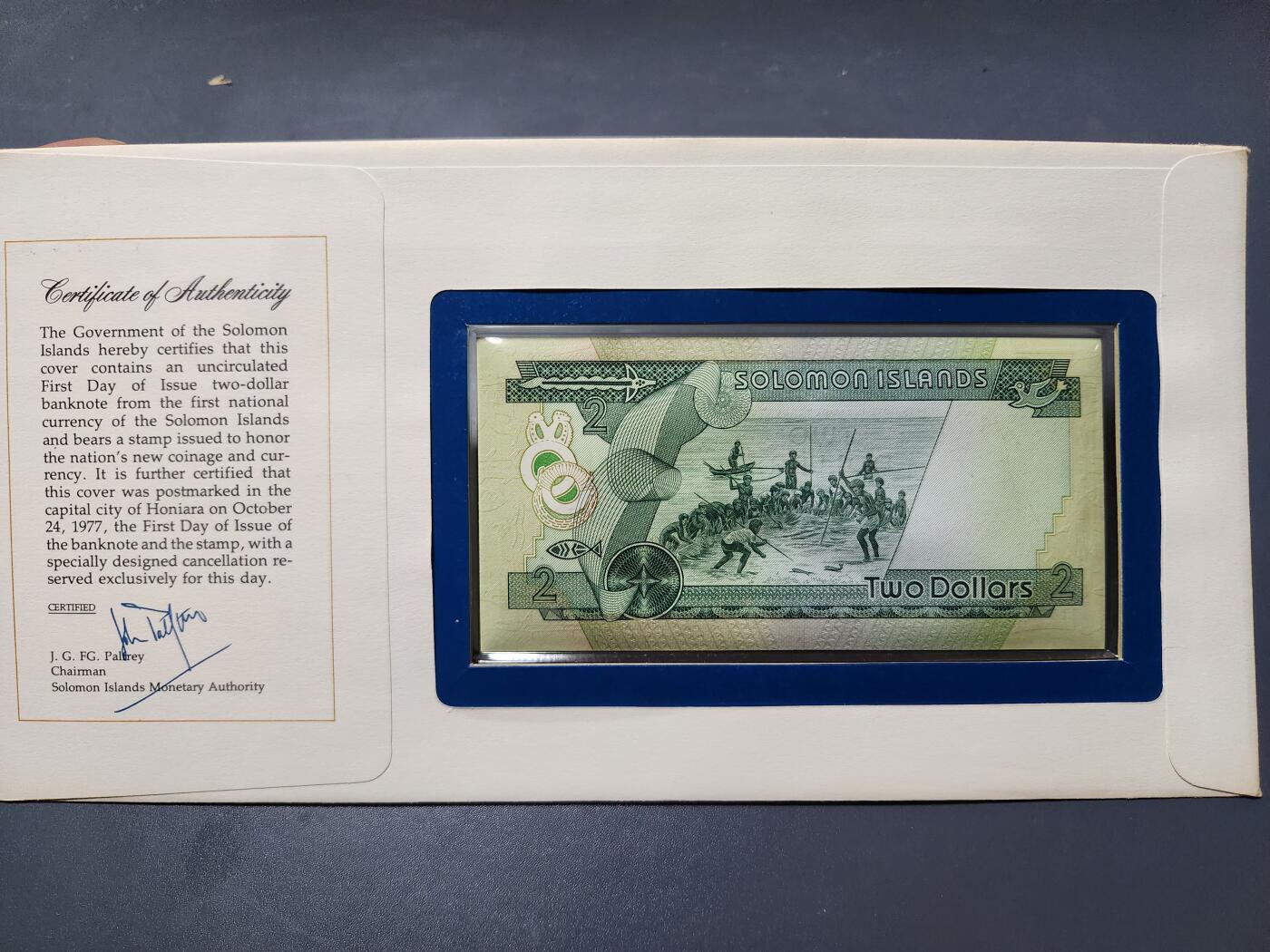 4月1号晚上8点 中外纸币自动截拍第50场 所罗门3张A1冠全同号纸币+6枚硬币套装 邮币卡封装 新品