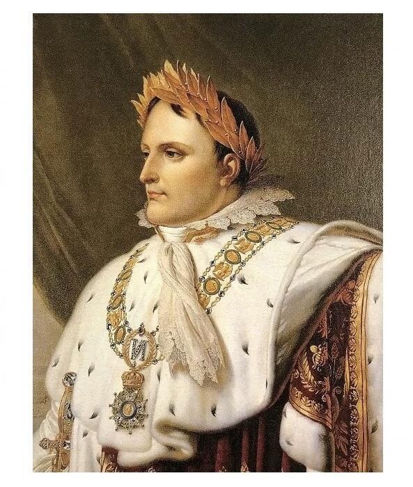 【艺术】可评级 法国艺术大章1811年 拿破仑金叶冠 儿子拿破仑二世出生高浮雕精制超大铜章 68MM 160克