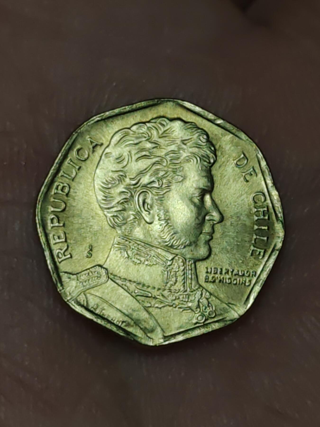 2026年第三十九场(总第二百零八场）外国好品散币场(免佣金) 智利🇨🇱1992年5比索(1981–至今第四版，首发年)