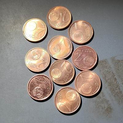 PCAI钱币  2-795  钱币小专场 - 2欧分 原册拆出有氧化