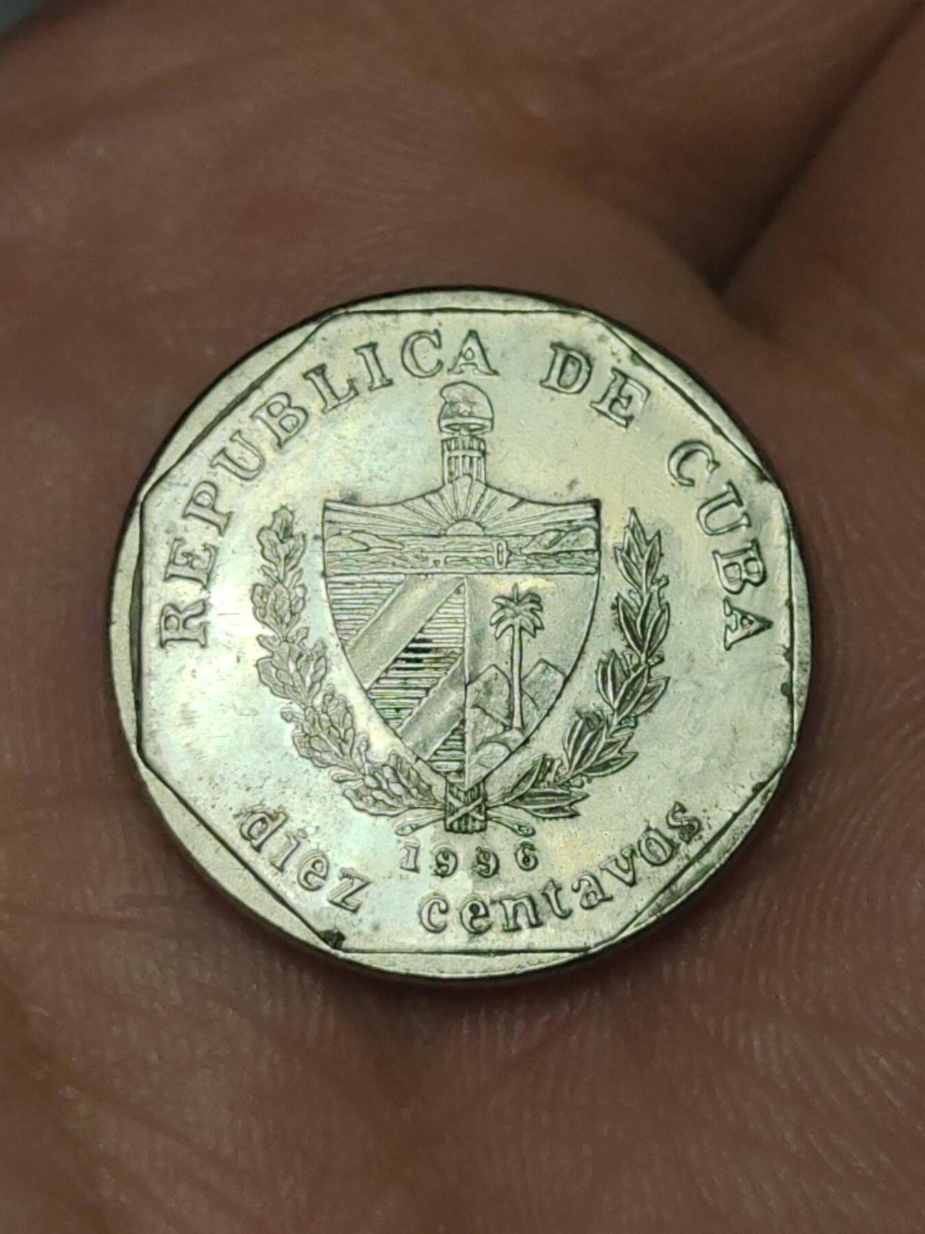 2026年第三十九场(总第二百零八场）外国好品散币场(免佣金) 古巴🇨🇺1996年10分(第二套旅游外汇币第二版，首发年)