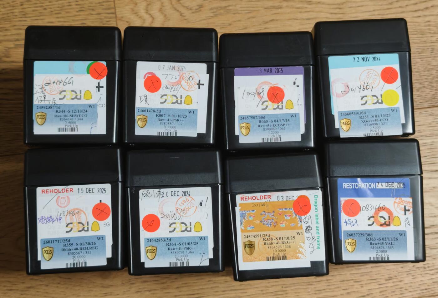 甄臻铺-世界币章拍卖（第58期），送拍享返佣金等优惠多多 PCGS10枚装盒子8个一组