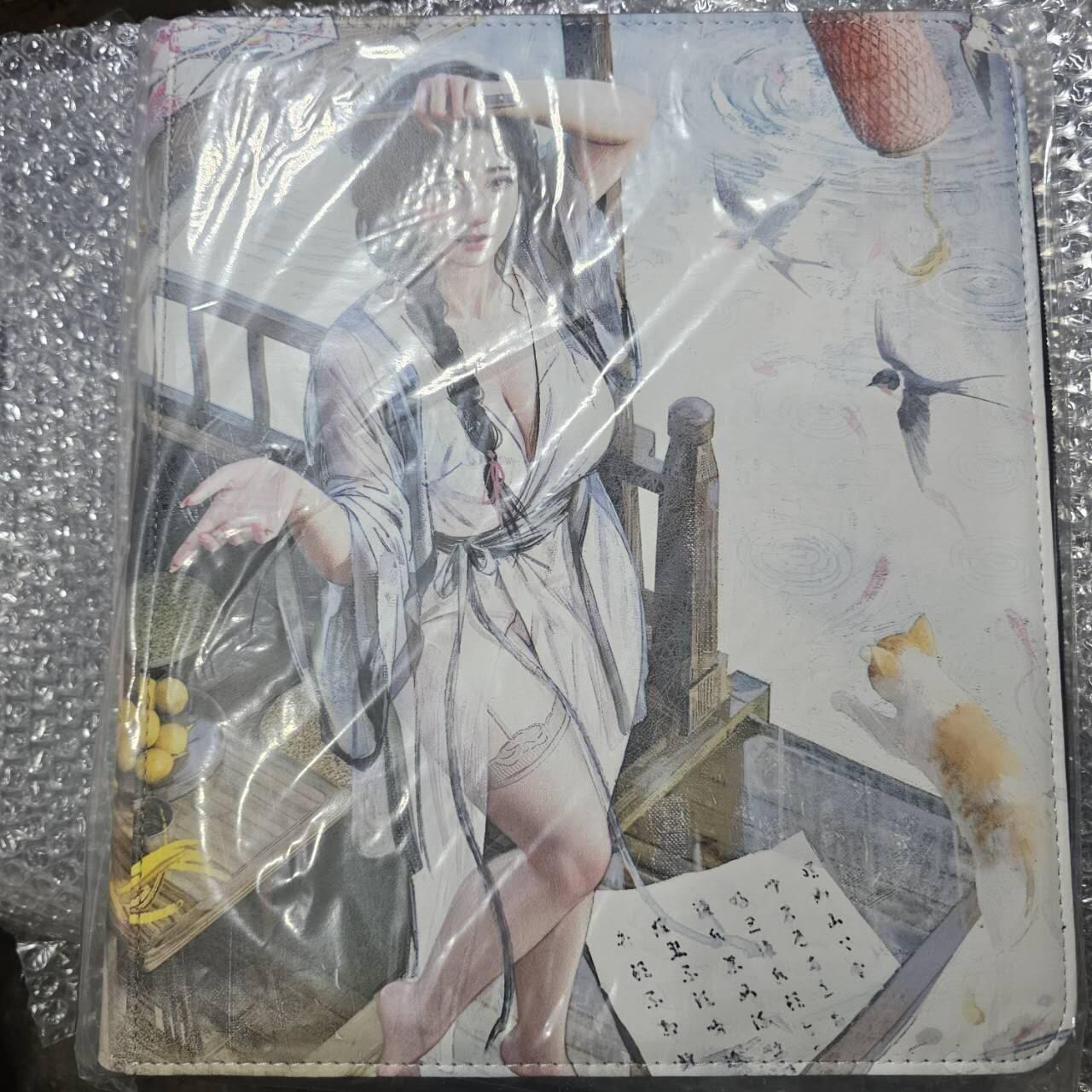 龙虎卡牌-八一场（满200元包邮，无佣金，每周六结拍，欢迎送拍） 【卡册】焱卡文化 人间传主题九宫拉链卡册 (无卡页)