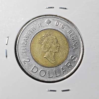 KK钱币收藏小铺  第417期 2月预留时间 周末发货 2000加拿大2元 千禧年