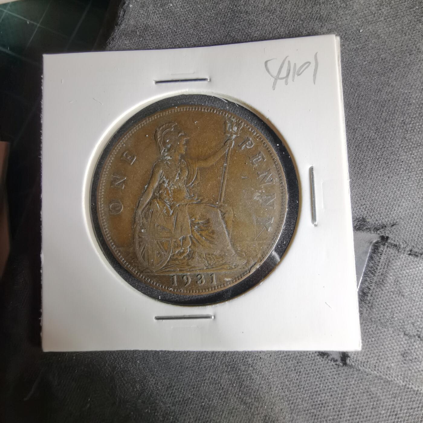 沼泽如烟--第1041场 英国1931年1便士