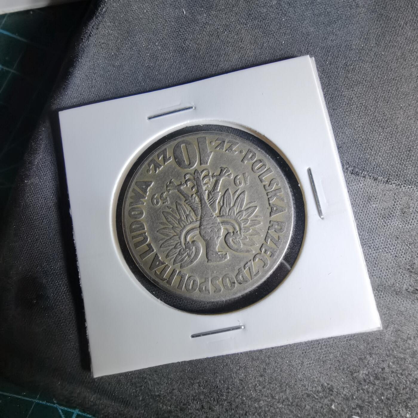 沼泽如烟--第1041场 波兰1959年10兹罗提