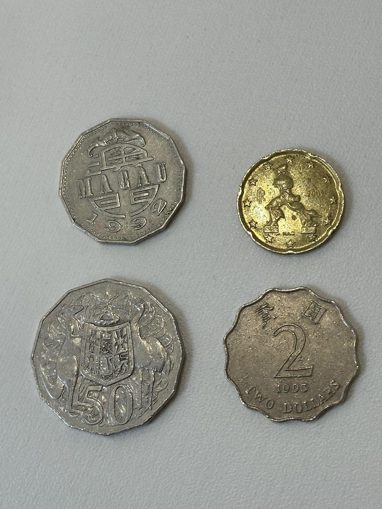 丙午马年四月第一场 。本期更新了稀有大革命纸币 4枚异体硬币。香港澳门都是回归前的好年份，欧元是02年初代版本。（不设起拍，放漏）