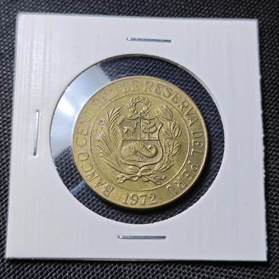 KK钱币收藏小铺  第417期 2月预留时间 周末发货 1972秘鲁1索尔 