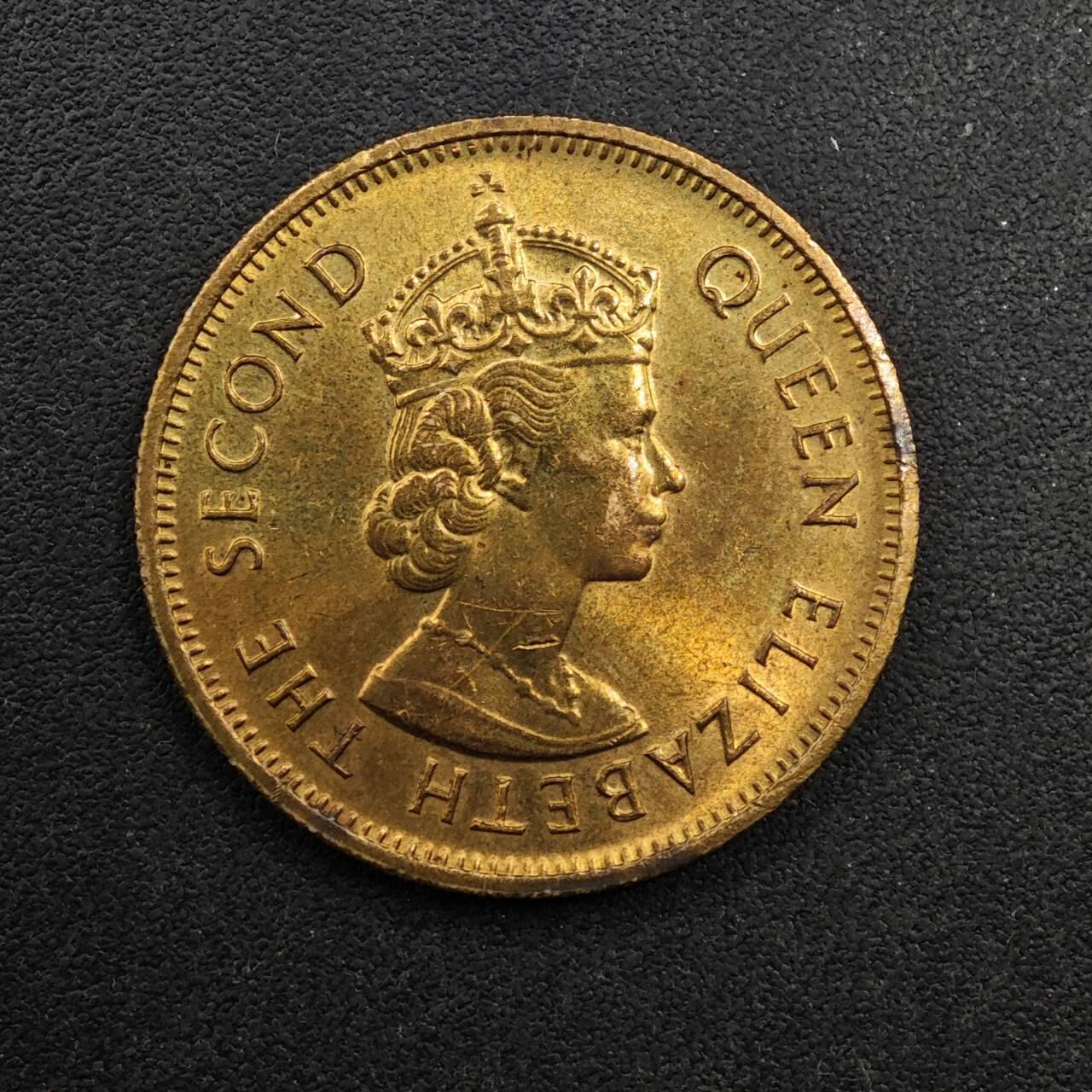  【淘币小摊】限时拍第八百八十九拍   散币套币纸币邮品场    每周一统一发货 香港1980年一毫铜币少见年份