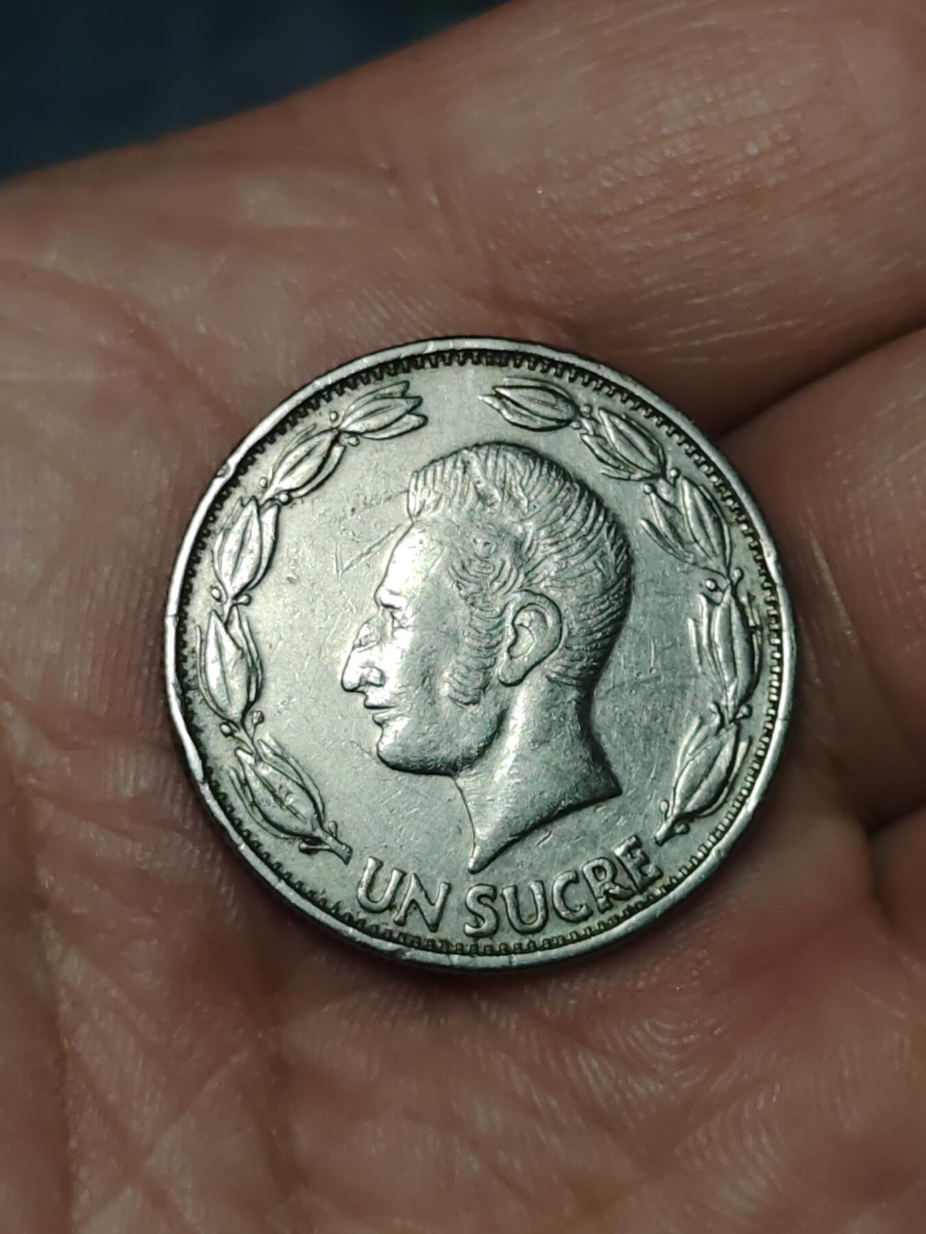 2026年第三十九场(总第二百零八场）外国好品散币场(免佣金) 厄瓜多尔🇪🇨1978年1苏克雷(1959–1982年第二版，大字版)