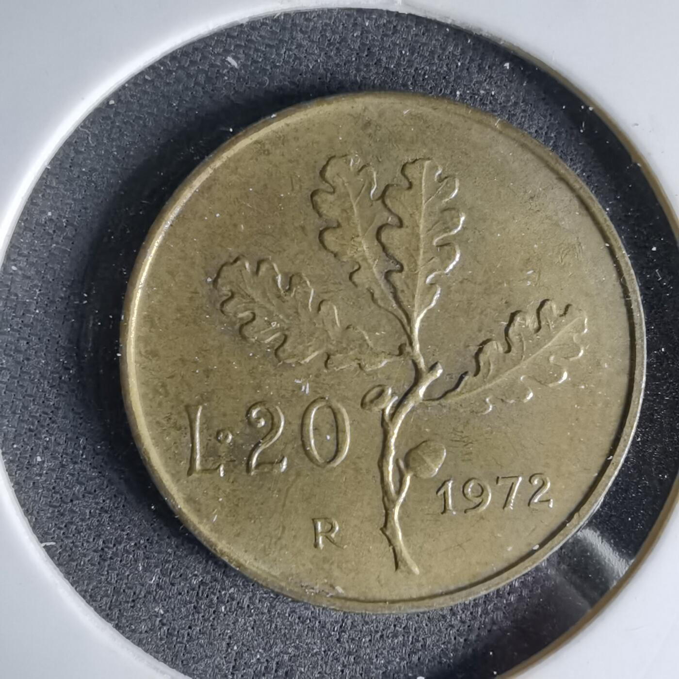 沼泽如烟--第1041场 意大利1972年20里拉