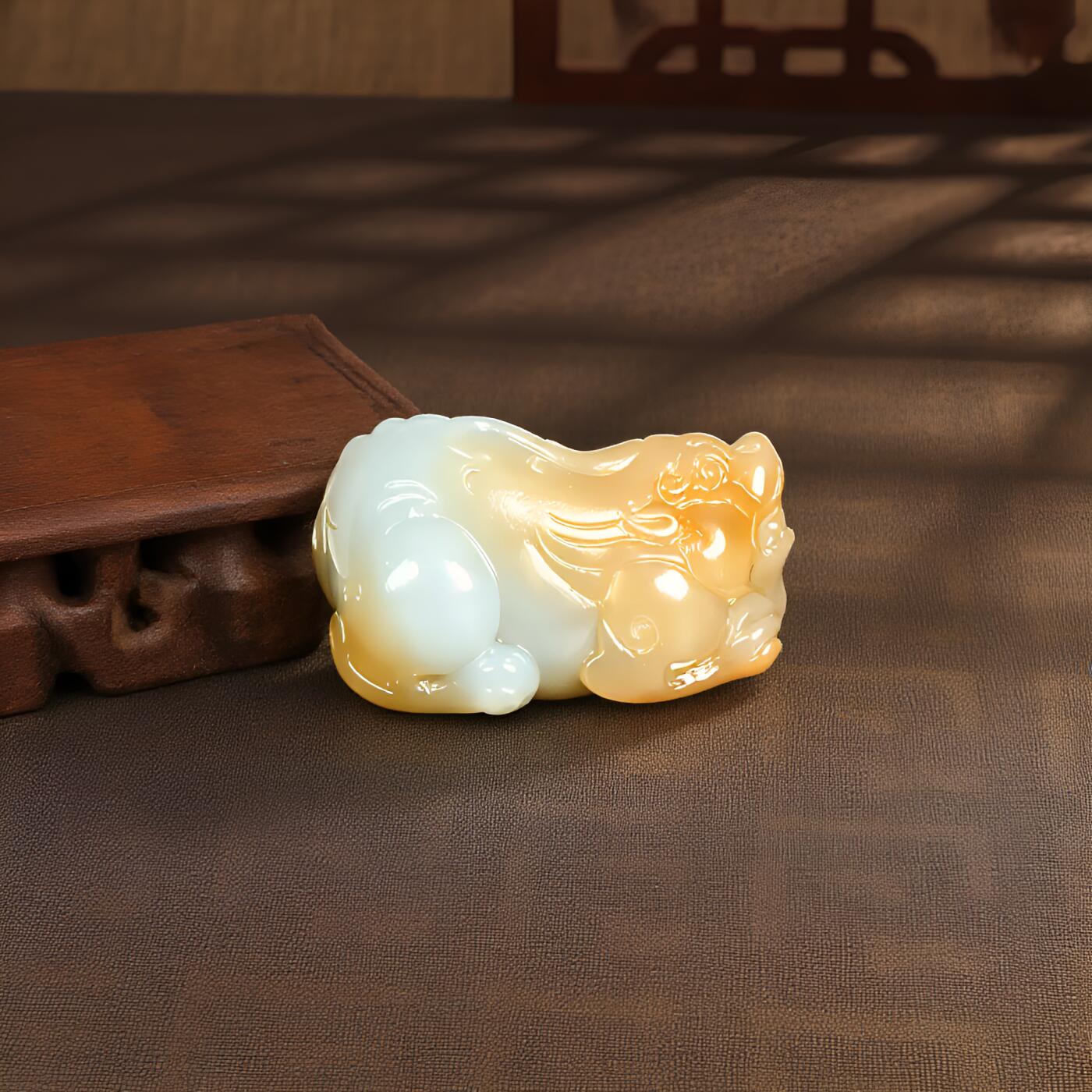 碧月说宝 君子怀瑾·当代和田玉清风专场（七） 和田玉貔貅