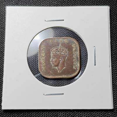 KK钱币收藏小铺  第417期 2月预留时间 周末发货 1943英属马来亚1分