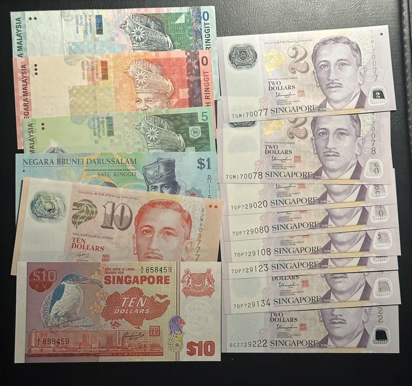 丙午马年四月第二场 。本期更新各类稀有品种 南洋诸国，新加坡马来文莱一组14张，品相不一，整体品种都还不错！