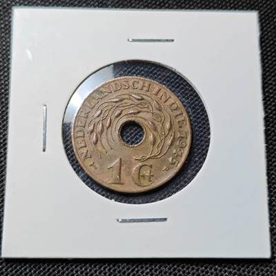 KK钱币收藏小铺  第417期 2月预留时间 周末发货 1945荷属东印度1分