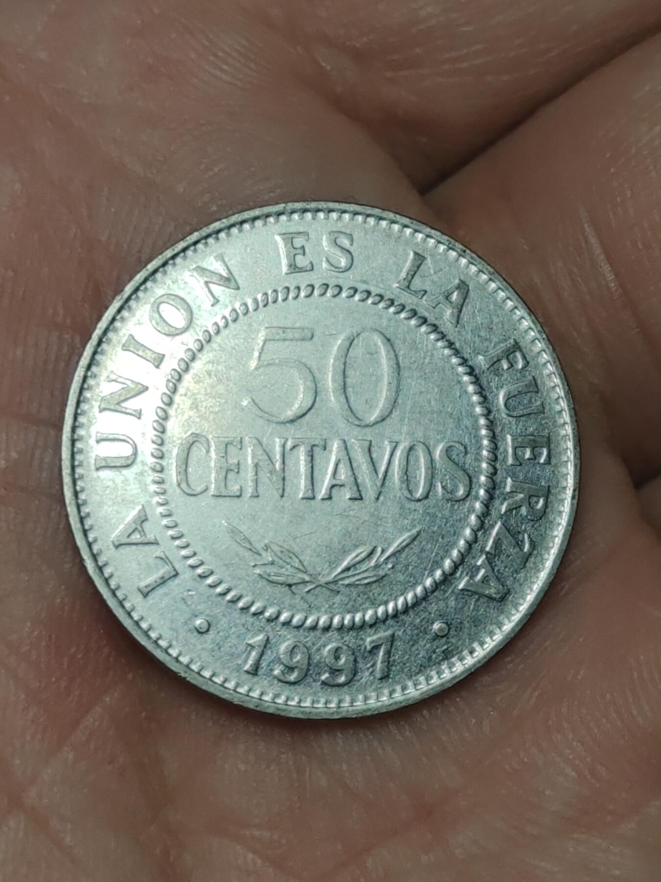 2026年第三十九场(总第二百零八场）外国好品散币场(免佣金) 玻利维亚🇧🇴1997年50分(1987–至今第一版)