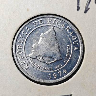 KK钱币收藏小铺  第417期 2月预留时间 周末发货 1974尼加拉瓜10分 