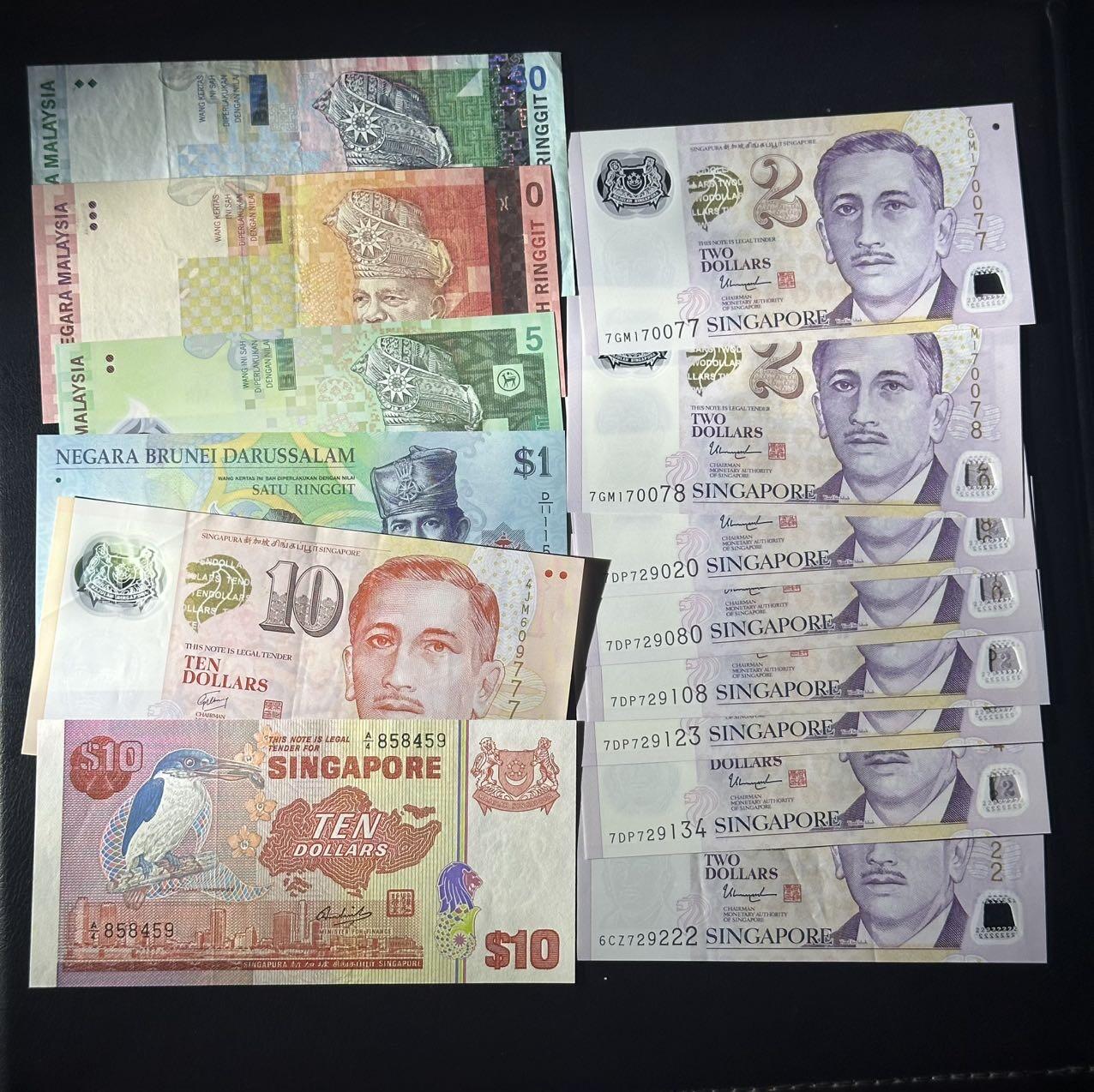 丙午马年四月第二场 。本期更新各类稀有品种 南洋诸国，新加坡马来文莱一组14张，品相不一，整体品种都还不错！