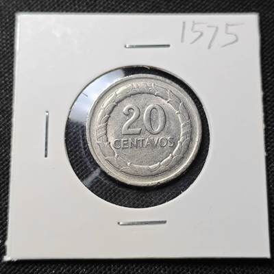 KK钱币收藏小铺  第415期 2月预留时间 周末发货 1968哥伦比亚20分