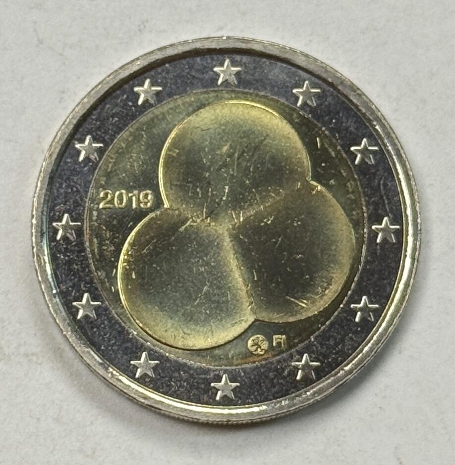 S&S Numismatic世界钱币-拍卖 第125期  芬兰2019年 国家宪法颁布100周年 2欧元双色纪念币
