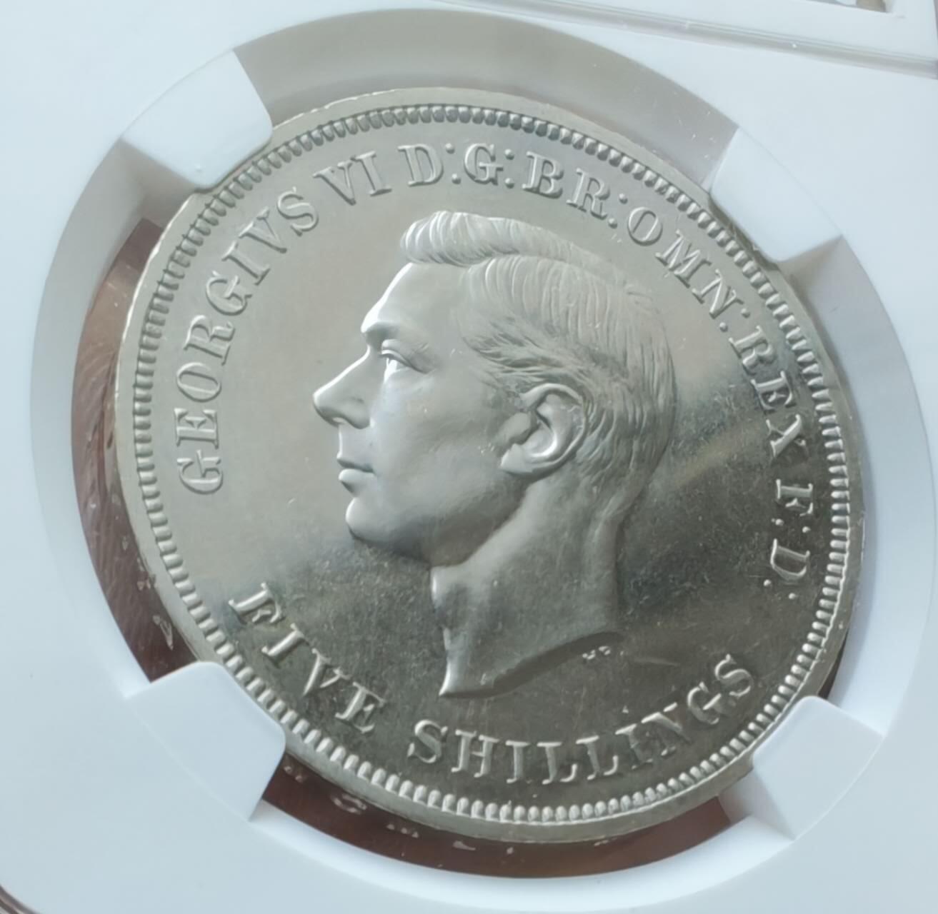 瓶子🏺第235期拍卖会  英国1951年乔治六世“不列颠节”克朗银币（NGC PL 64）   英国1951年不列颠节（Festival of Britain）纪念克朗银币，经NGC评级为PL 64（Proof-Like，类精制级），是你收藏中现代英国钱币的精品