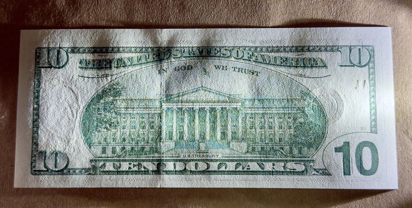 【礼羽收藏】🌏世界钱币拍卖第131期 99年首发黑白大头10美元补号豹子身全新UNC品相