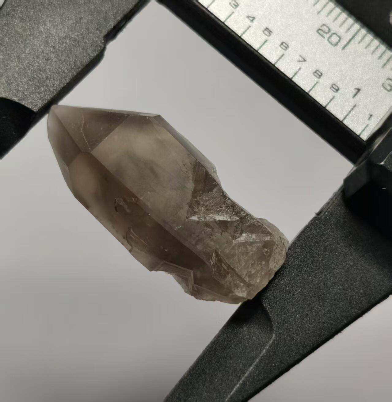 七河·水晶矿标化石杂件小拍（总第43期）（周四结标） 藏家出品X744（3）山东烟晶水晶原石矿标（盒子矿）  