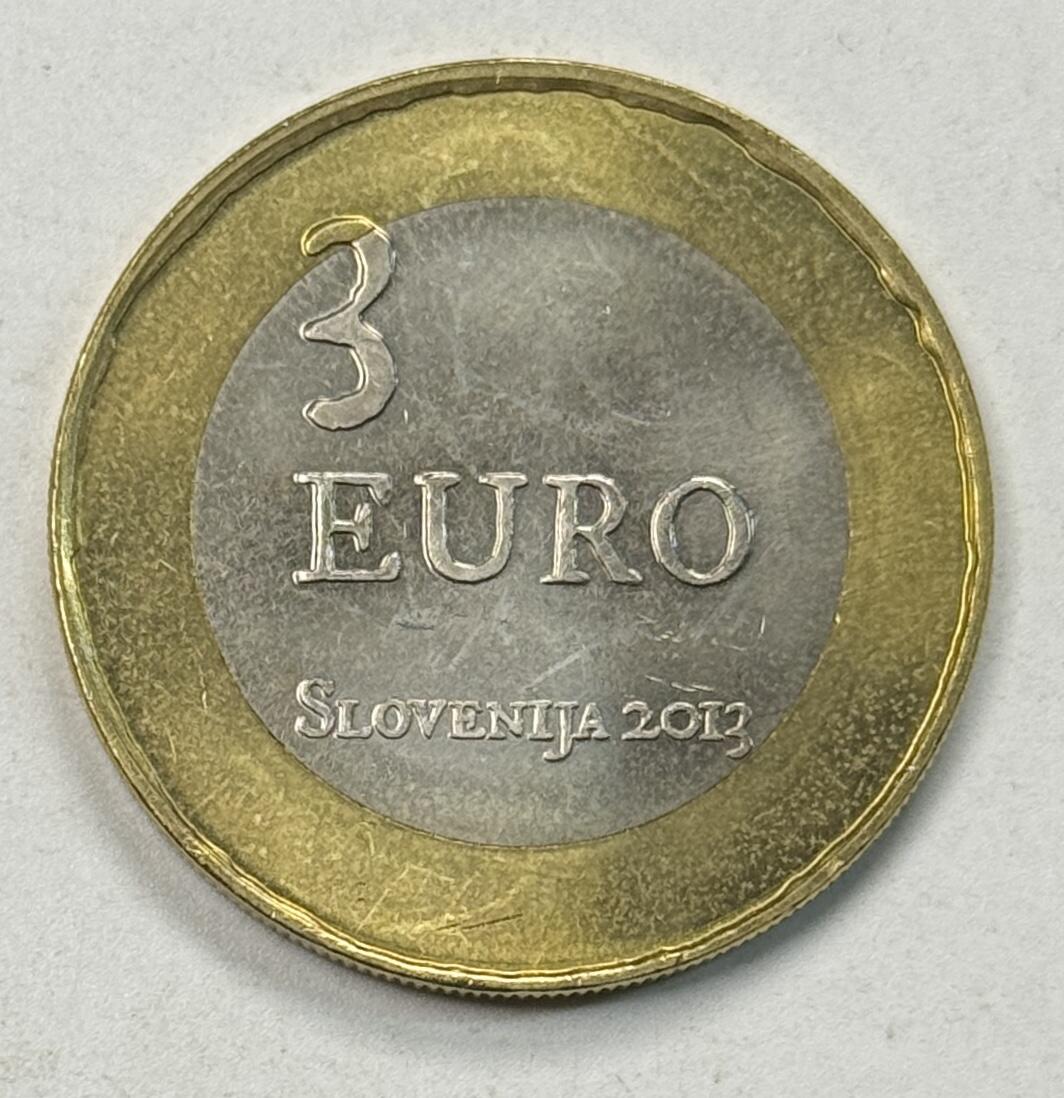 S&S Numismatic世界钱币-拍卖 第125期  斯洛文尼亚2013年 托尔明农民起义三百周年 3欧元双色纪念币