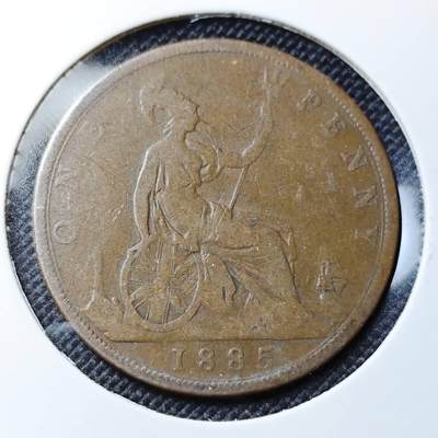 KK钱币收藏小铺  第417期 2月预留时间 周末发货 1985英国1便士 