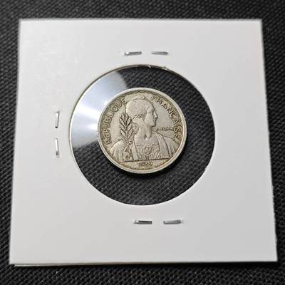 KK钱币收藏小铺  第415期 2月预留时间 周末发货 1939法属印度支那10分