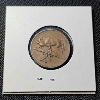 KK钱币收藏小铺  第417期 2月预留时间 周末发货 1967南非2分 