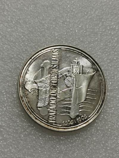 天下钱庄专场欢迎参拍 - 葡萄牙1000埃斯库多银币