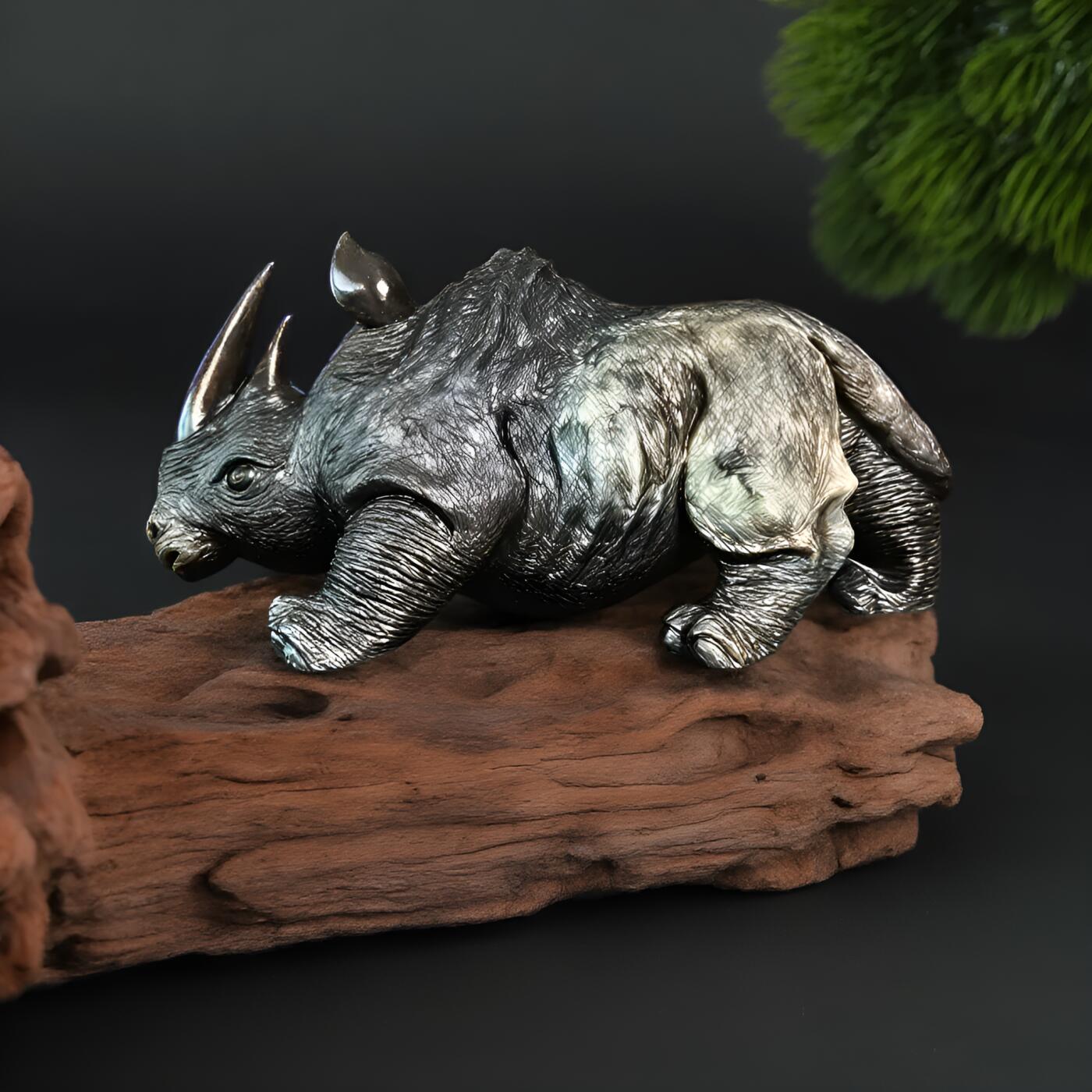 碧月说宝 君子怀瑾·当代和田玉清风专场（七） 和田玉犀牛摆件