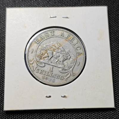 KK钱币收藏小铺  第417期 2月预留时间 周末发货 1948英属东非1先令 