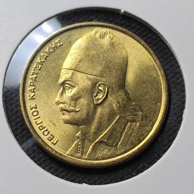 KK钱币收藏小铺  第415期 2月预留时间 周末发货 1984希腊2德拉克马 好品