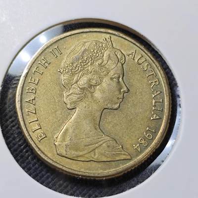 KK钱币收藏小铺  第415期 2月预留时间 周末发货 1984澳大利亚1元