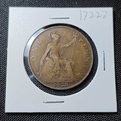 KK钱币收藏小铺  第417期 2月预留时间 周末发货 1920英国1便士