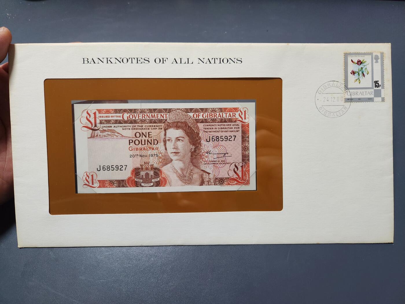 4月1号晚上8点 中外纸币自动截拍第50场 富兰克林邮币封 直布罗陀1 女王纸钞美