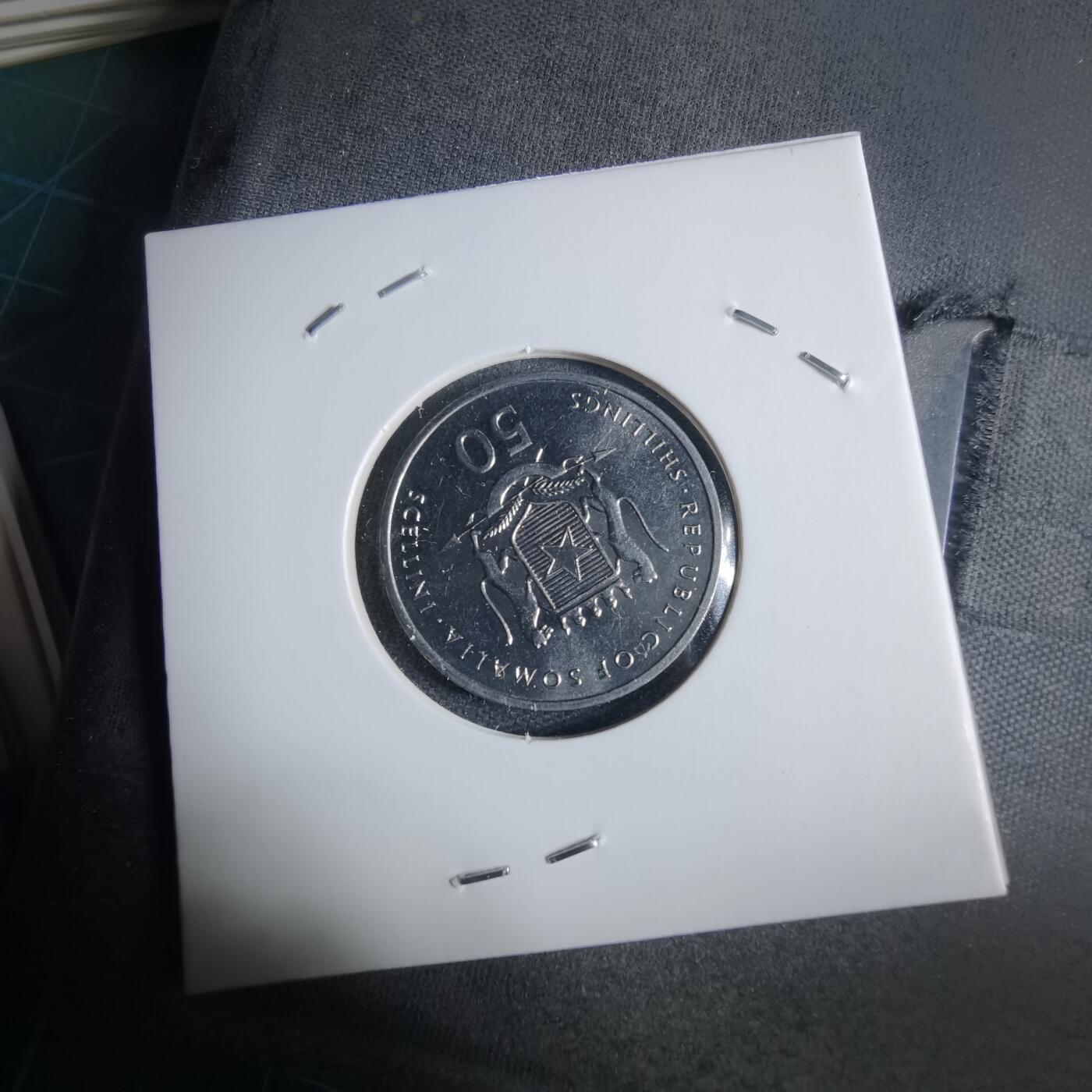 沼泽如烟--第1040场 索马里2002年50先令