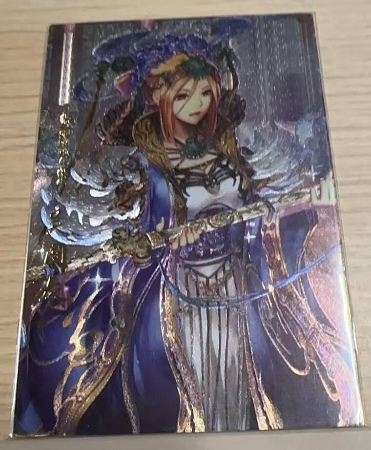 龙虎卡牌-八一场（满200元包邮，无佣金，每周六结拍，欢迎送拍） 粗闪卡 SANGOKUSHI 吴国太