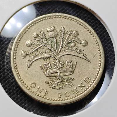 KK钱币收藏小铺  第415期 2月预留时间 周末发货 1984英国1镑 