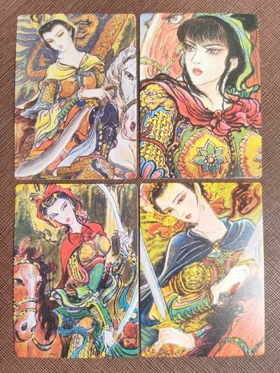 阳大大卡牌拍卖第107期（持续收拍品，周五晚上九点截拍，进群福利早知道） - 【三娘】昆仑万象 手绘复刻2 扈三娘 普卡4张